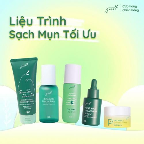 Bộ Mỹ Phẩm Sạch Mụn Tối Ưu